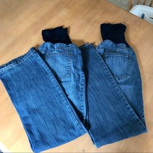 Two Motherhood Maternity Jeans